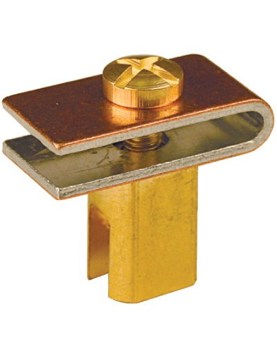 Усиленная клемма заземления для проволочного лотка DKC FC37303 в Оренбурге Аксессуары для лотков Pintop.ru