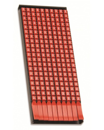 Маркер для кабеля сечением 0,5-1,5мм2 символ „9” DKC (MKF9S1) в Оренбурге Крепежные изделия Pintop.ru