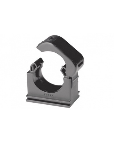 Держатель с крышкой DN 48 мм, полиамид, цвет чёрный DKC (PASW48N) в Оренбурге Держатели, клипсы, скобы Pintop.ru