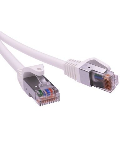 Патч-корд экранированный CAT5E F/UTP 4х2, LSZH, белый, 7м DKC RN5EFU4570WH в Оренбурге Патчкорды (медные) Pintop.ru