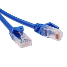 Патч-корд неэкранированный CAT6 U/UTP 4х2, LSZH, синий, 5м DKC RN6UU4550BL