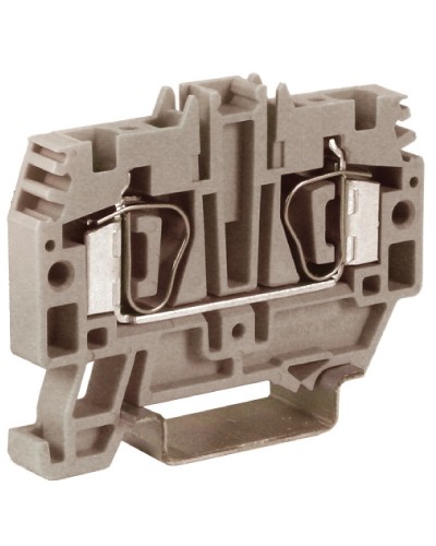 Зажим 4 кв.мм серый DKC ZHM250GR в Оренбурге Держатели, клипсы, скобы Pintop.ru