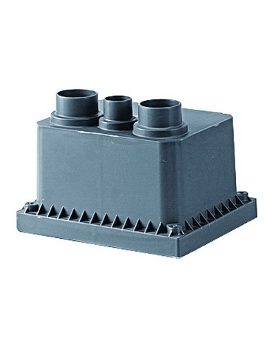 Колодец переходной смотровой 225x175x145 с крышкой для двустенных труб DKC (025001) в Оренбурге Повороты, муфты, тройники Pintop.ru