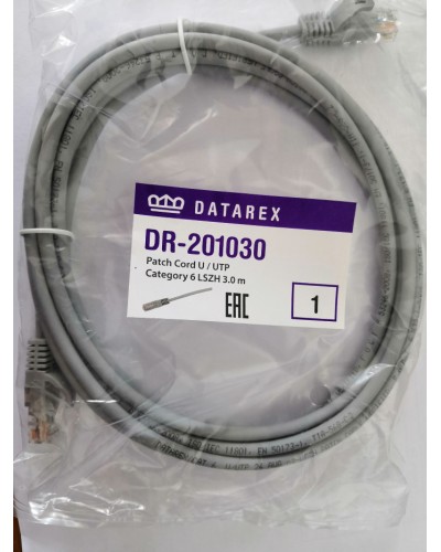 Шнур коммутационный категории 6 Datarex DR-201100 в Оренбурге Патчкорды (медные) Pintop.ru