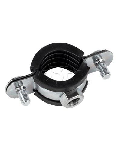 Хомут стальной 1/2 (20-24 мм), с уплотнителем EKF (hsu1012) в Оренбурге Стяжки-хомуты Pintop.ru