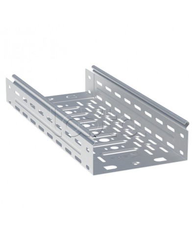 Лоток перфорированный 80х200x2000-0,8 мм EKF (L8020001x2) в Оренбурге Кабельные лотки Pintop.ru