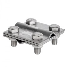 Зажим крестовидный прут-прут (3 пластины 57x57мм) Ni EKF PROxima (lp-55758-ni)