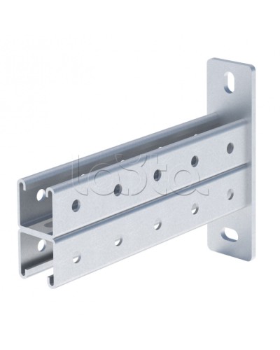 STRUT-консоль двойная 41х41 мм, основание 350 мм EKF (stkd414135) в Оренбурге Аксессуары для лотков Pintop.ru