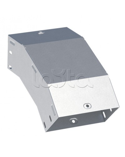 Угол 45 град. вертикальный внешний 100x400-1,0 мм HDZ EKF (vo45100400-1-HDZ) в Оренбурге Аксессуары для лотков Pintop.ru