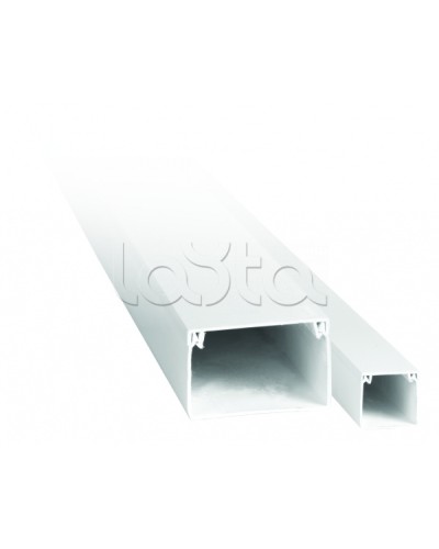 Канал кабельный (40х40) (24 м) белый EKF Basic (kk-40-40-basic) в Оренбурге Кабель-канал Pintop.ru