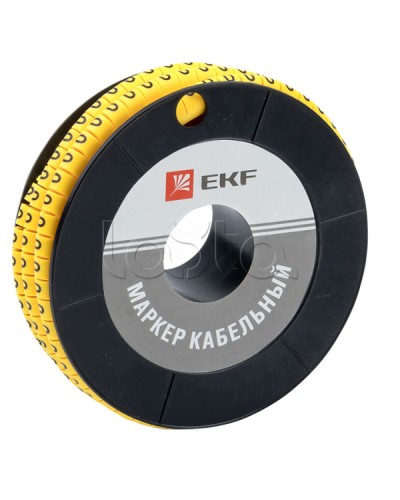 Маркер кабельный 6,0 мм2 0 (350 шт.) (ЕС-3) EKF PROxima (plc-KM-6-0) в Оренбурге Аксессуары для кабель-канала Pintop.ru