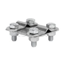 Зажим контрольный прут-прут (пластина 57х57мм) HZ EKF PROxima (lp-55611)