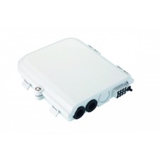 Бокс оптический настенный FTTx, IP65, 8 адаптеров, белый Eurolan (48P-00-08-65WT)