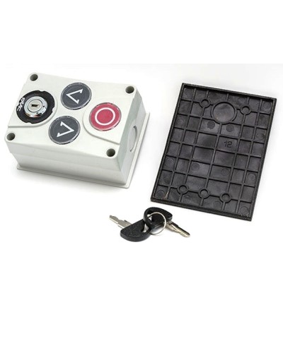 Панель управления 3х кнопочная с ключом Faac 402500 в Оренбурге Устройства радиоуправления для шлагбаумов и автоматики Pintop.ru