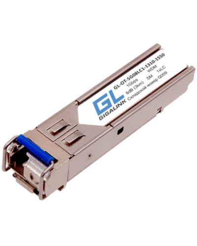 Модуль SFP WDM GL-OT-SG08LC1-1550-1310-D GL-10RLC-D Gigalink в Оренбурге Модули SFP/XFP/GBIC Pintop.ru