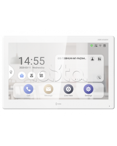 Видеодомофон Hikvision DS-KH9510-WTE1(B) в Оренбурге Абонентские IP устройства Pintop.ru