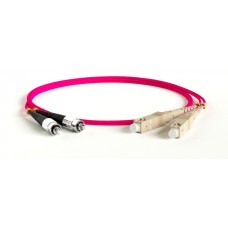 Патч-корд волоконно-оптический Hyperline FC-D2-504-FC/PR-ST/PR-H-1M-LSZH-MG