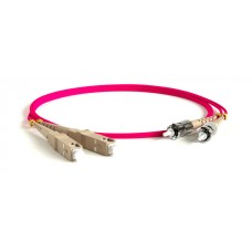 Патч-корд волоконно-оптический Hyperline FC-D2-504-SC/PR-SC/PR-H-50M-LSZH-MG