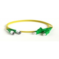 Патч-корд волоконно-оптический Hyperline FC-D2-9-FC/AR-FC/AR-H-1M-LSZH-YL