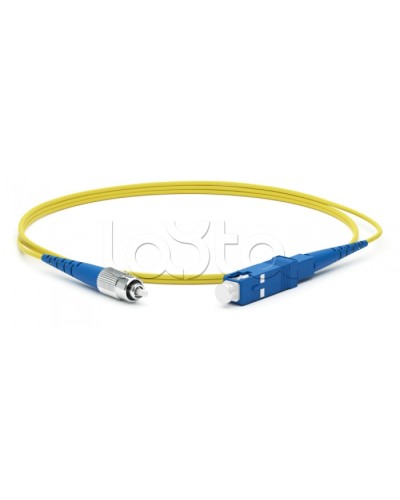 Патч-корд волоконно-оптический Hyperline FC-S2-9-FC/UR-LC/UR-H-3M-LSZH-YL в Оренбурге Патч-корды оптические Pintop.ru