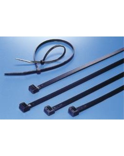 Хомут-стяжка нейлоновый, неоткрывающийся, 200х3.6 мм, черные Hyperline GT-200IC (100 шт/уп) в Оренбурге Стяжки-хомуты Pintop.ru