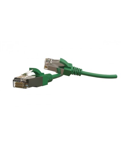 Патч-корд S/FTP Hyperline (PC-LPT-SFTP-RJ45-RJ45-C6-5M-LSZH-GN) в Оренбурге Патчкорды (медные) Pintop.ru