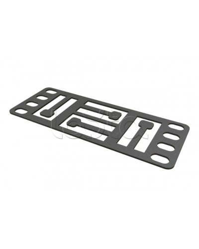 Кронштейн Hyperline (PMR-1U-T-RAL9005) в Оренбурге Аксессуары для стоек и шкафов Pintop.ru