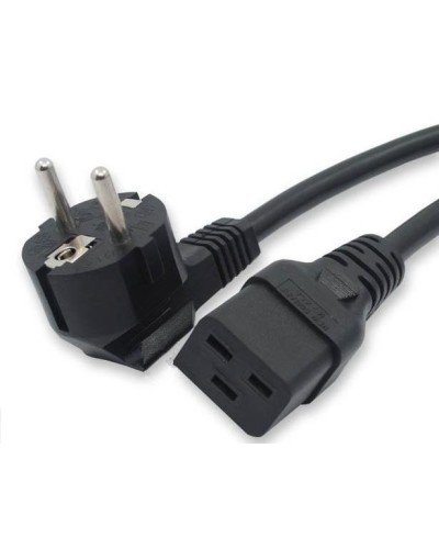 Кабель питания 1,8 м Hyperline PWC-IEC19-SHM-1.8-BK в Оренбурге Патч-корды и пигтейлы Pintop.ru