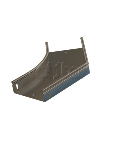 Угол 45° горизонтальный плавный Hyperline RST-AHS45-200-50-0,8-R100-SZ в Оренбурге Аксессуары для лотков Pintop.ru