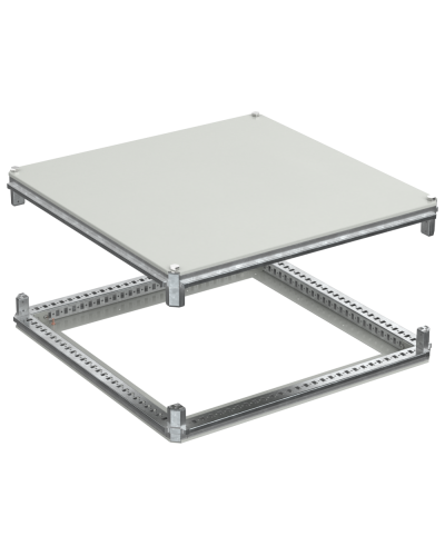 FORMAT Крыша и основание (под фланец) 800х800мм IEK (FO-00-KOF-080-080) в Оренбурге Аксессуары для стоек и шкафов Pintop.ru