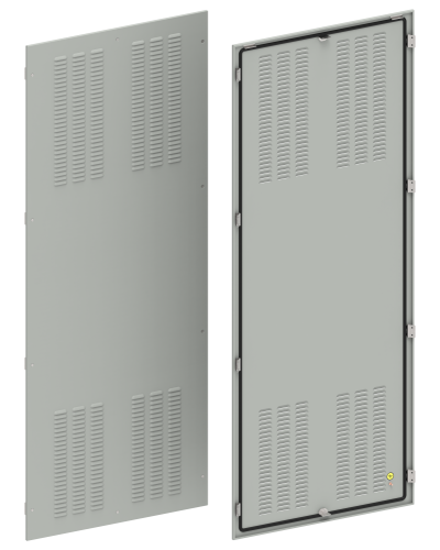 FORMAT Панель задняя вентилируемая 2000х800мм IEK (FO-00-PBV-200-080) в Оренбурге Аксессуары для стоек и шкафов Pintop.ru