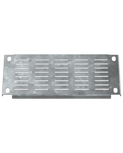 FORMAT Заглушка панели нижней наборной вентилируемой 100мм в шкаф шириной 400мм IEK (FO-00-PLTV-010-040) в Оренбурге Аксессуары для стоек и шкафов Pintop.ru