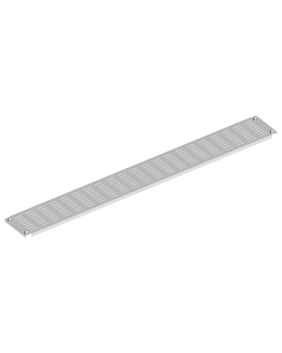 FORMAT Заглушка панели нижней наборной вентилируемой 100мм шкаф шириной 1000мм IEK (FO-00-PLTV-010-100) в Оренбурге Аксессуары для стоек и шкафов Pintop.ru