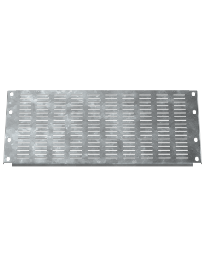 FORMAT Заглушка панели нижней наборной вентилируемой 200мм в шкаф шириной 600мм IEK (FO-00-PLTV-020-060) в Оренбурге Аксессуары для стоек и шкафов Pintop.ru