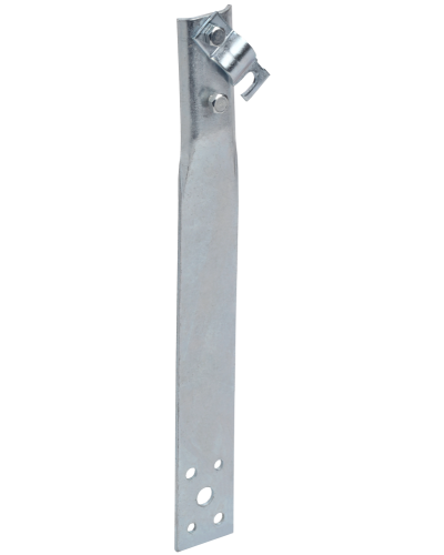 Держатель проводника круглого 6-10мм винтовой прямой h=60мм оцинкованная сталь HDZ IEK (ZDP86-14-1-16-60) в Оренбурге Крепеж Pintop.ru