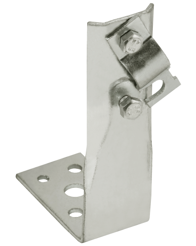 Держатель проводника круглого 6-10мм винтовой угловой h=60мм нержавеющая сталь IEK (ZDP87-20-1-16-60) в Оренбурге Крепеж Pintop.ru