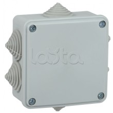 Коробка монтажная 100х100х45 мм IP44 6 вводов IEK (UKO11-100-100-045-K41-44)