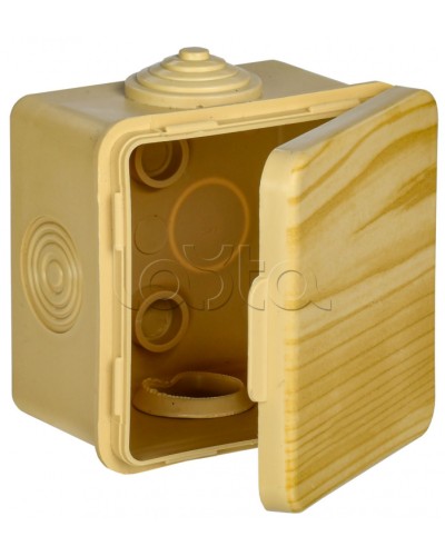 Коробка расп. КМ для о/п D=85х40мм IP54 4 вв. сосна IEK (UKO21-085-040-000-K34-54) в Оренбурге Распределительные коробки Pintop.ru