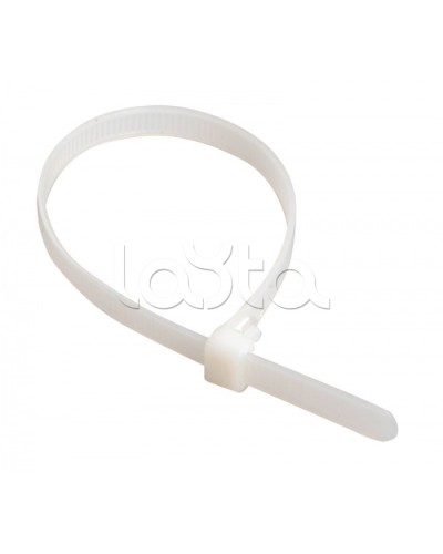 Стяжка 150x2,5 мм нейлоновая, белая IEK (UHH31-D025-150-100) в Оренбурге Стяжки-хомуты Pintop.ru