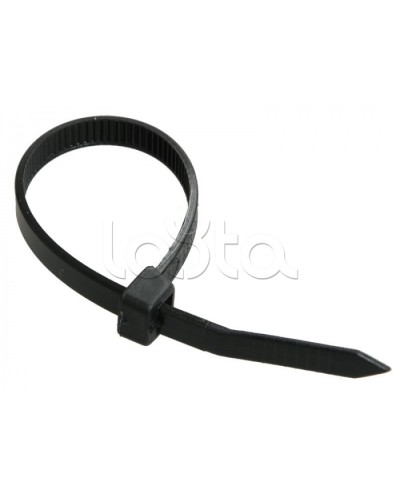 Стяжка 350x7,6 мм нейлоновая, черная IEK (UHH32-D076-350-100) в Оренбурге Стяжки-хомуты Pintop.ru