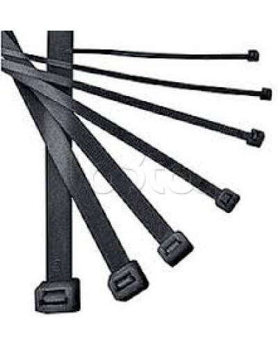 Хомут 4,8x300 мм нейлон, черный (100 шт/уп) IEK UHH32-D048-300-100 в Оренбурге Стяжки-хомуты Pintop.ru