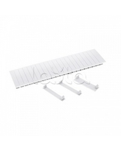 Заглушка 12 модулей белая IEK YZM10-12-K01 в Оренбурге Аксессуары для кабель-канала Pintop.ru