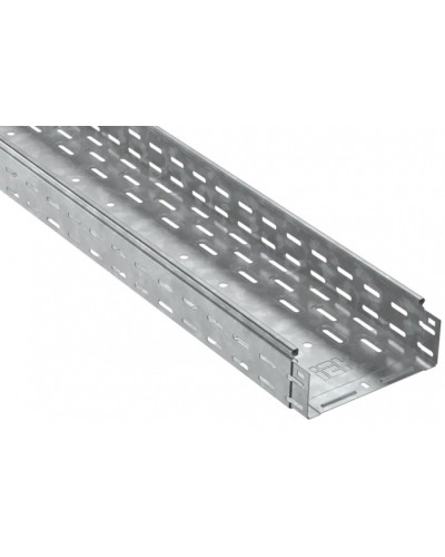 ESCA Лоток перфорированный 80х200х3000-1,0 HDZ IEK (CLP10-080-200-100-3-M-HDZ) в Оренбурге Кабельные лотки Pintop.ru