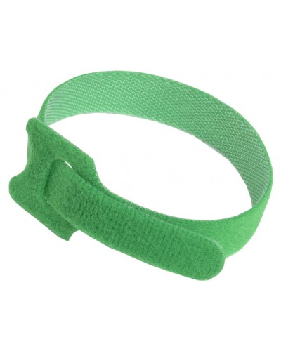 ITK Хомут-липучка ХКл 14х210мм с м/з зеленый (100шт) (HKVG-W14-L210) в Оренбурге Стяжки-хомуты Pintop.ru