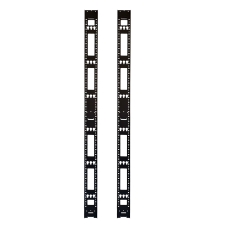 Комплект вертикальных лотков для PDU для шкафов LANMASTER DC 42U, 2 шт. LANMASTER LAN-DC-CB-42U-PDU-TR