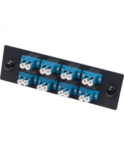 Адаптерная панель для кроссов LAN-FOBM с 8 дуплексными адаптерами LC/OS2 LANMASTER (LAN-APM-8x2LC/OS2) в Оренбурге Кроссы оптические Pintop.ru