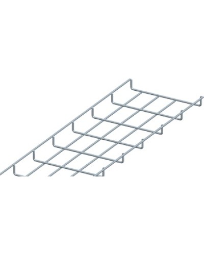 Лоток проволочный 25х150мм, Ф3.8мм, оцинкованный (3 м) LANMASTER LAN-MT25x150-3.8EZ в Оренбурге Кабельные лотки Pintop.ru