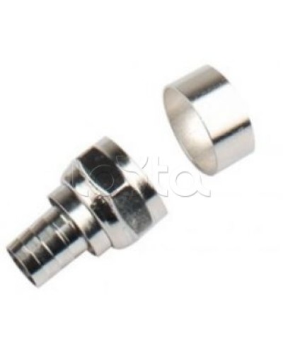 Штекер F-разъем под обжим (RG6U) LAZSO APFC12-RG6U(100) в Оренбурге Коннекторы Pintop.ru