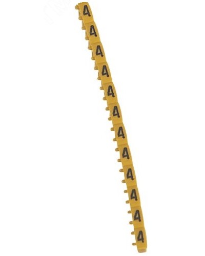 Маркер 4 0,15/0,5 ЖЛТ CAB3 Legrand 038104 в Оренбурге Аксессуары для кабель-канала Pintop.ru