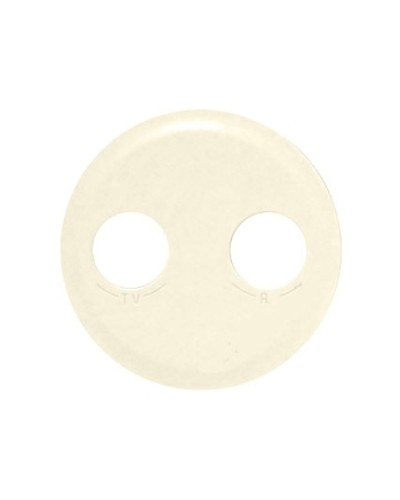 Лицевая панель для розетки TV/FM слоновая кость Celiane Legrand 066232 в Оренбурге Аксессуары для кабель-канала Pintop.ru